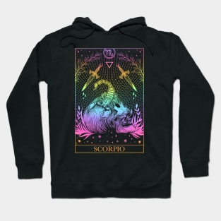 Zodiac sign tarot card Scorpio Hoodie